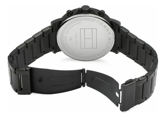 Relógio Tommy Hilfiger Homem Preto Aço Inoxidável