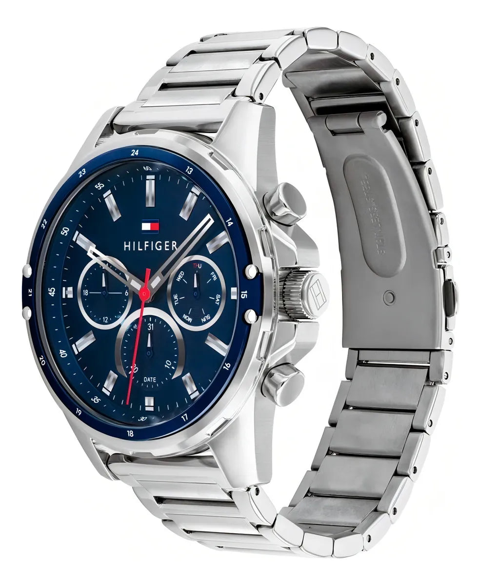 Relógio de pulso Tommy Hilfiger com corria de aço inoxidável