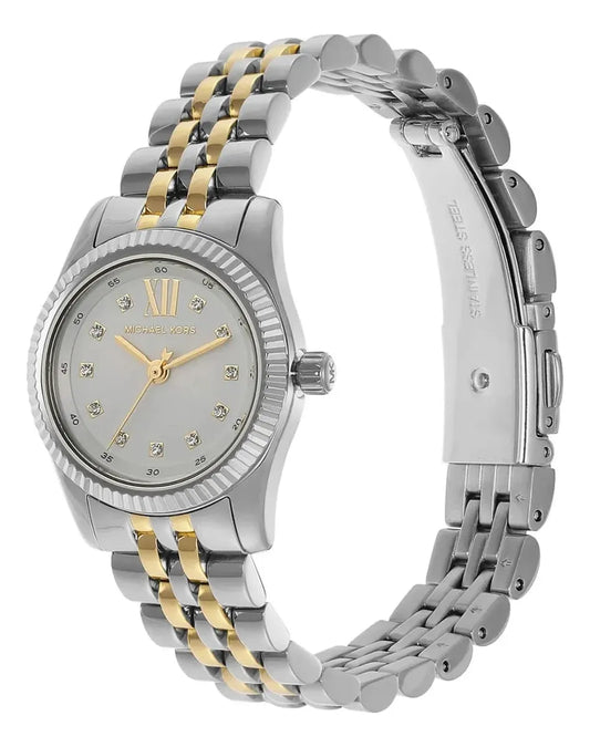 Relógio Michael Kors Misto Feminino Prata/dourado