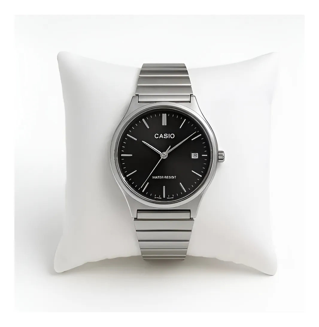 Relógio Casio Vintage A 180 Limitado Prata Com Fundo Preto