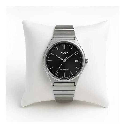 Relógio Casio Vintage A 180 Limitado Prata Com Fundo Preto