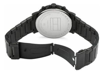 Relógio Tommy Hilfiger Homem Preto Aço Inoxidável