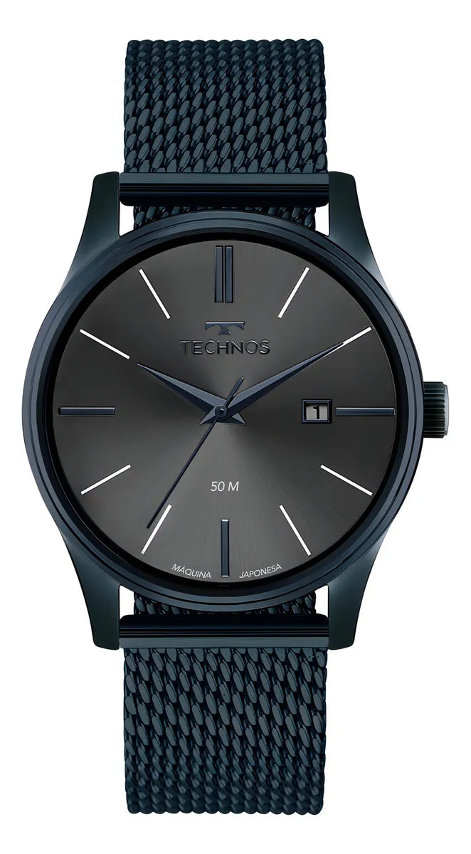 Relógio Technos Masculino Steel Azul