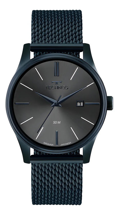 Relógio Technos Masculino Steel Azul