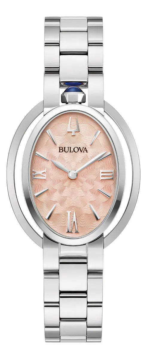 Relógio Bulova Feminino Rubaiyat 96l331 E Prateado Dourado Prata